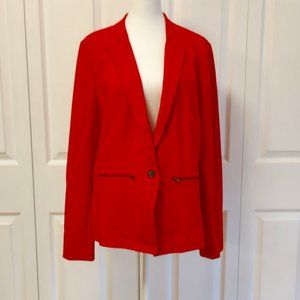Trouve Red Single Button Blazer Size L, NWT